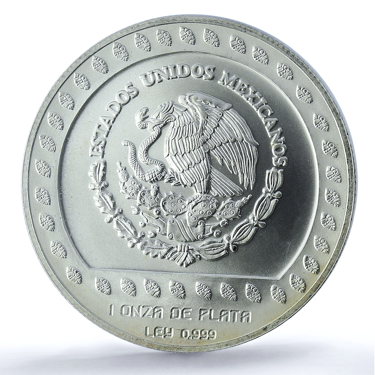 Mexico 100 pesos Guerrero Aguila KM-556 Precolombina MS 68 PCGS silver coin 1992 Mexico 100 pesos Guerrero Aguila KM-556 Precolombina MS 68 PCGS silver coin 1992