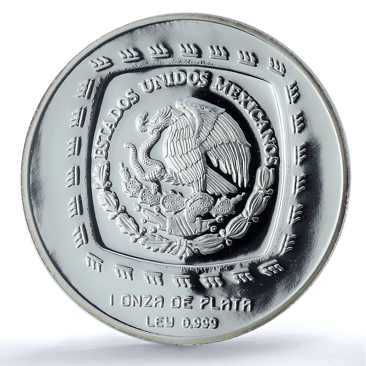 Mexico 5 pesos Senor De Las Limas KM-595 Precolombina PR69 PCGS silver coin 1996 Mexico 5 pesos Senor De Las Limas KM-595 Precolombina PR69 PCGS silver coin 1996