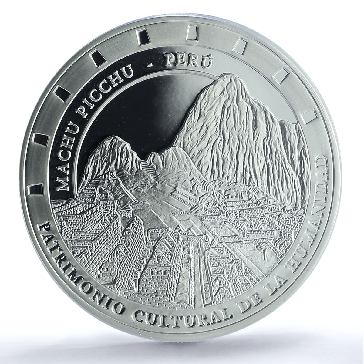 Peru 1 sol Machu Picchu KM-339 Ibero-American Incas PR 70 PCGS silver coin 2005