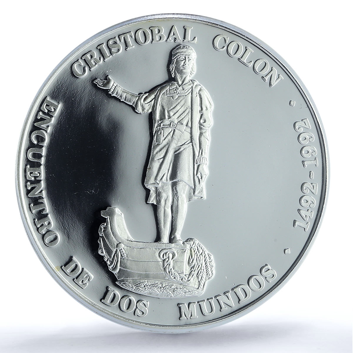 Venezuela 1100 bolivares Columbus Colon Y#68 PR 69 PCGS silver coin 1991 Venezuela 1100 bolivares Columbus Colon Y#68 PR 69 PCGS silver coin 1991