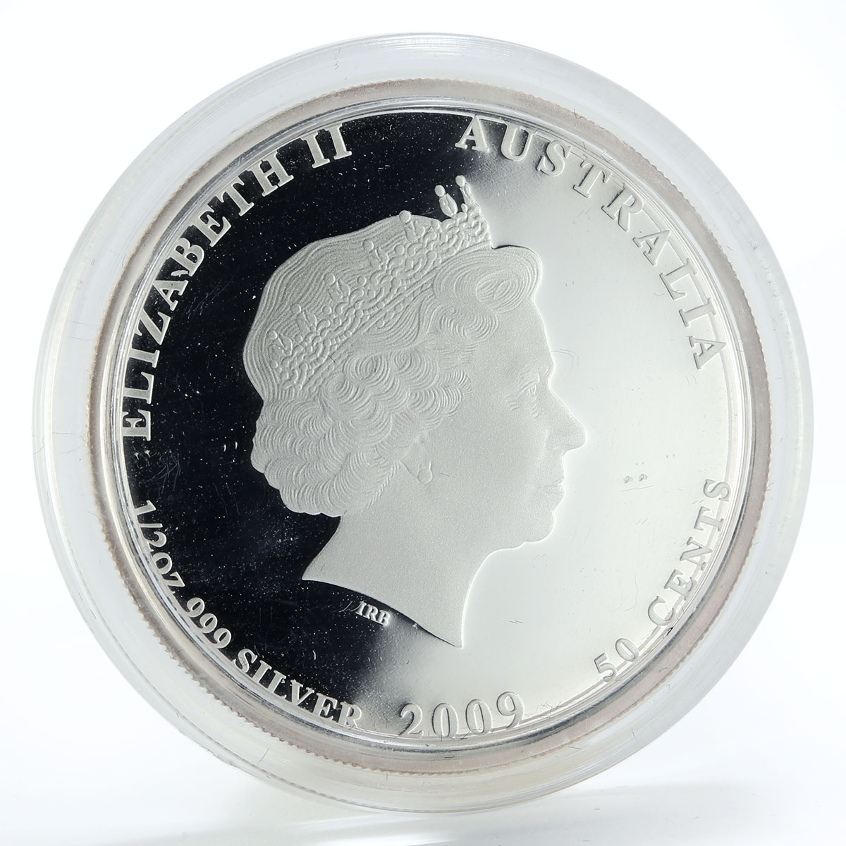 Australia 50 cents Sea Life Series - Lion Fish silver coin 2009