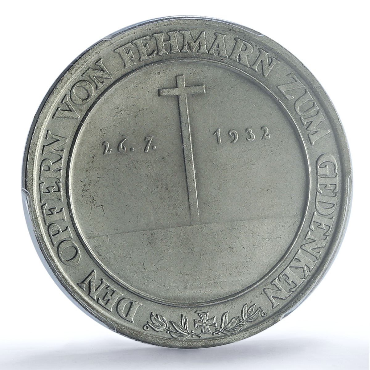 Germany Weimar Volksspende Niobe Schlumberger-123 Ship MS 62 PCGS Ag medal 1932