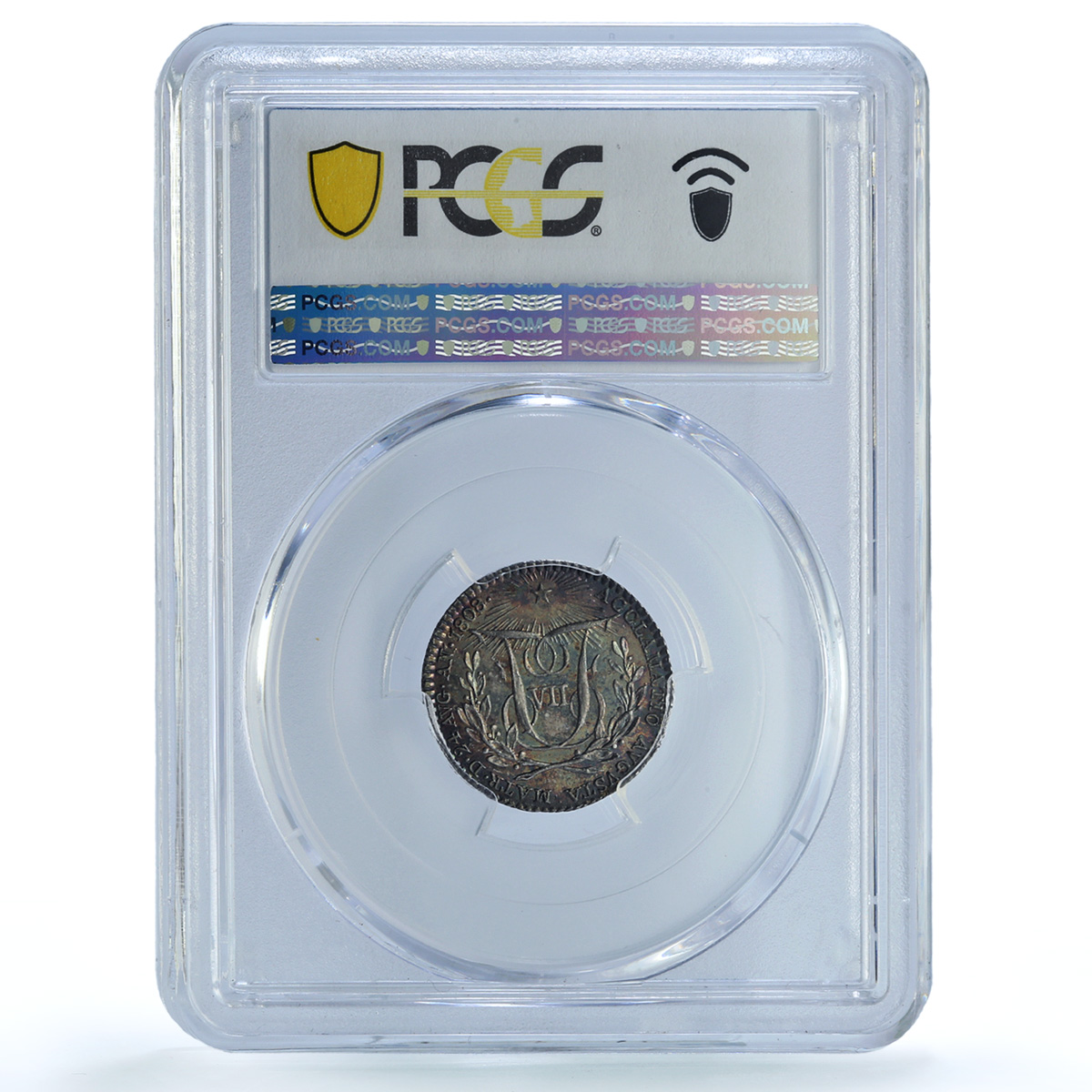 Spain Ferdinand VII Proclamation Madrid Hererra-3 MS 66 PCGS silver medal 1808