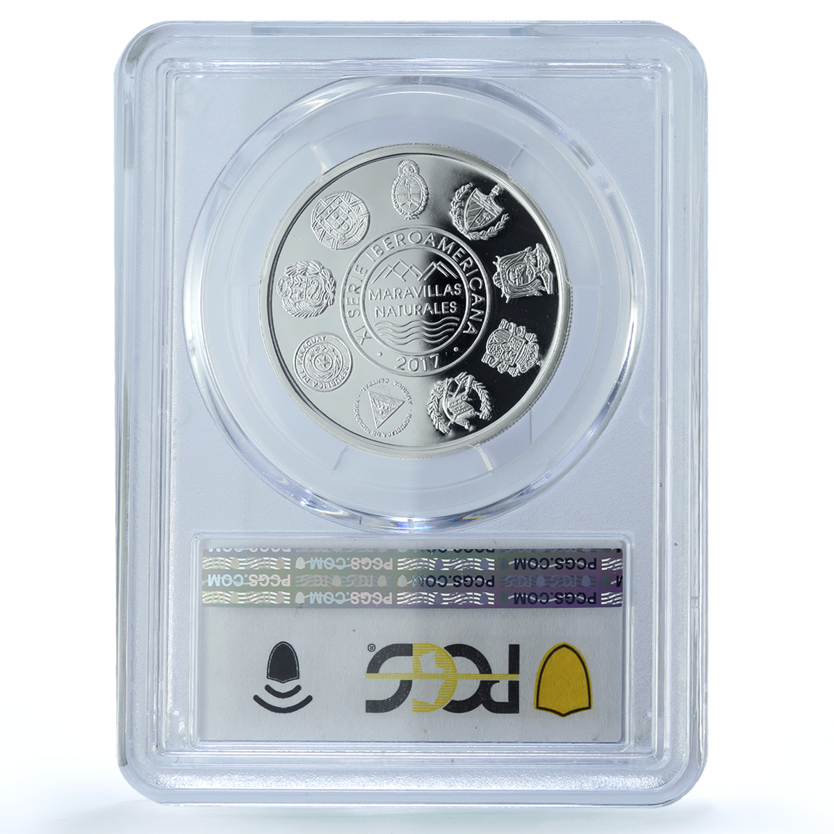 Spain Natural Beauties Ibero-American Series XI PR 69 PCGS silver medal 2017 Spain Natural Beauties Ibero-American Series XI PR 69 PCGS silver medal 2017