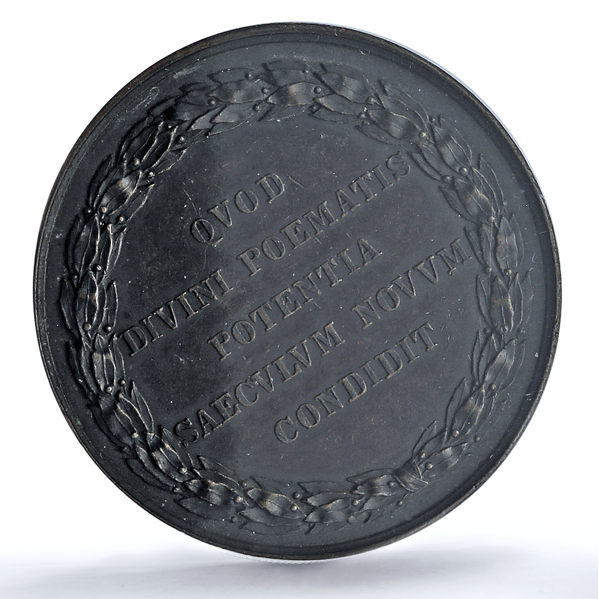 Italy Dante Alighieri WT-1577 Literature Writer AU 58 PCGS bronze medal 1806