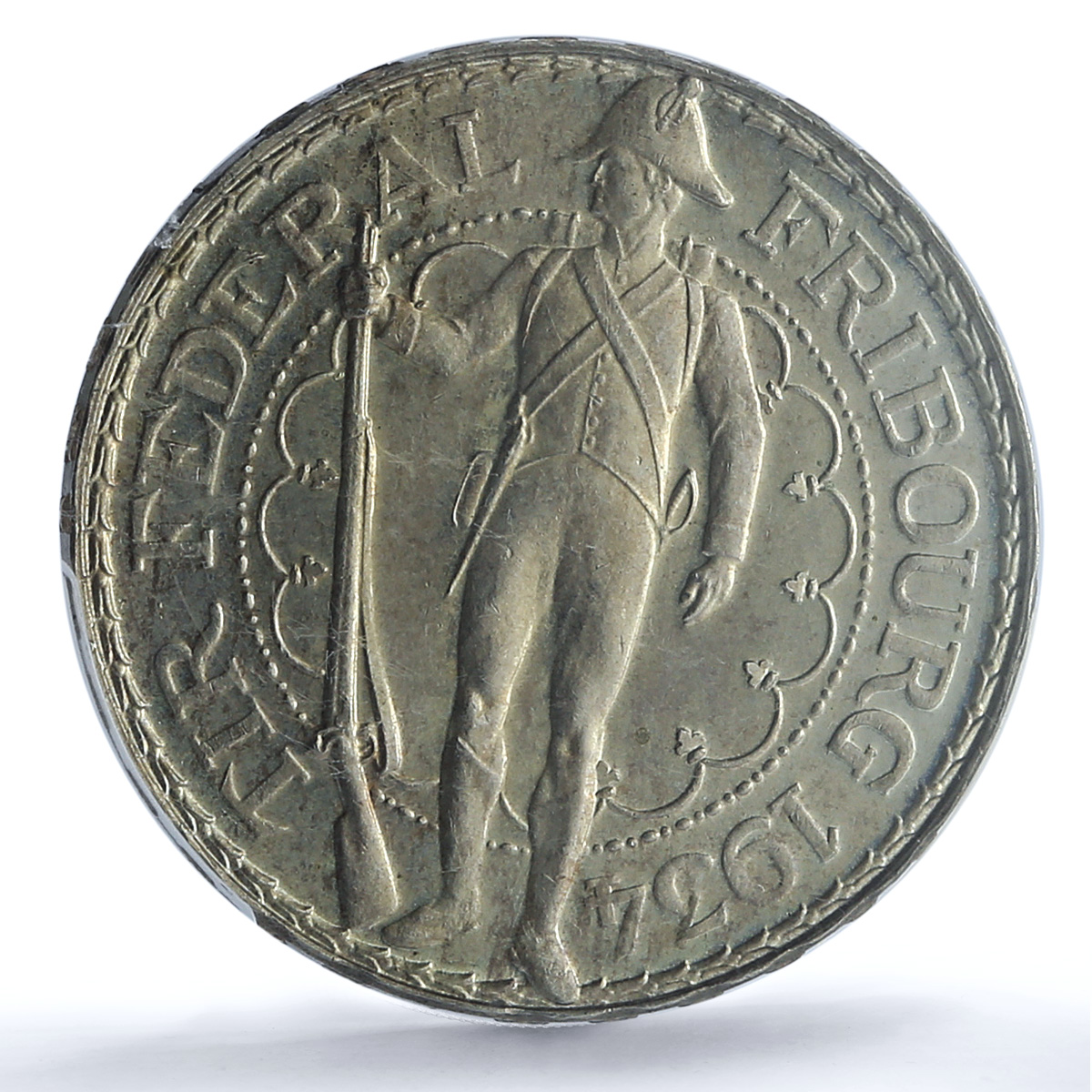 Switzerland 5 francs Fribourg Shooting Festival R-431 MS64 PCGS silver coin 1934 Switzerland 5 francs Fribourg Shooting Festival R-431 MS64 PCGS silver coin 1934