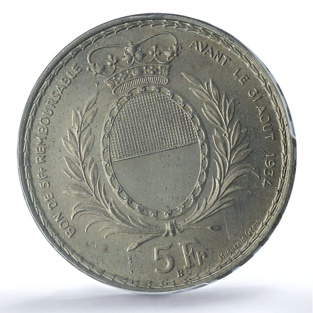 Switzerland 5 francs Fribourg Shooting Festival R-431 MS64 PCGS silver coin 1934 Switzerland 5 francs Fribourg Shooting Festival R-431 MS64 PCGS silver coin 1934