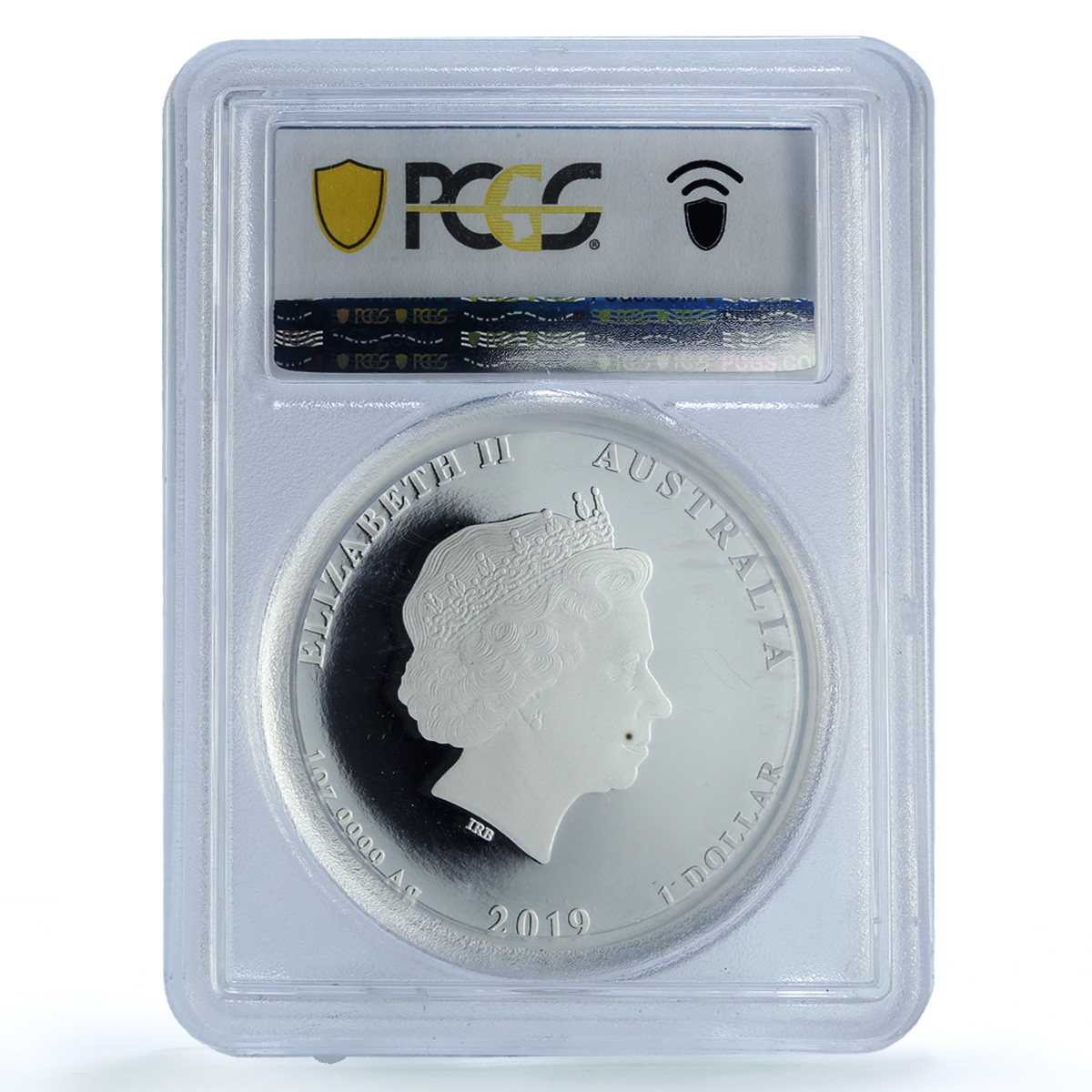Australia 1 dollar Year Pig KM-3721 Lunar Series 2 PR 70 PCGS silver coin 2019