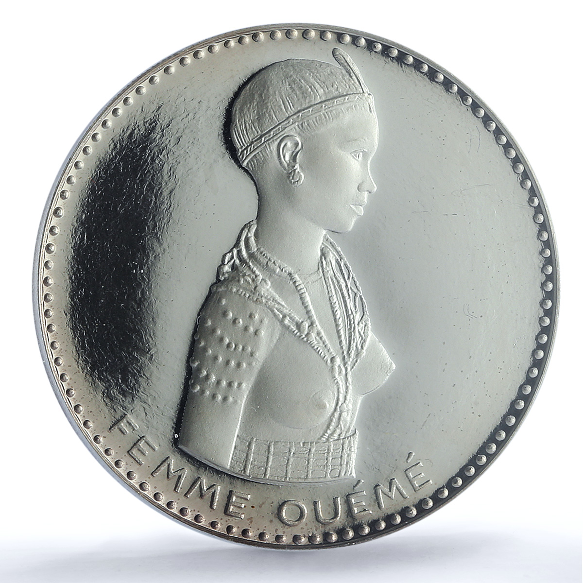 Dahomey 500 francs Independence KM-3.1 Femme Oueme PR 67 PCGS silver coin 1971 Dahomey 500 francs Independence KM-3.1 Femme Oueme PR 67 PCGS silver coin 1971