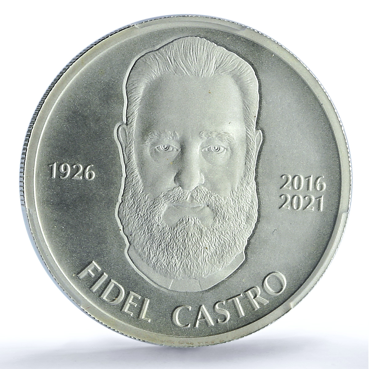 Chad 2500 francs Fidel Castro Revolutionary Communism MS70 PCGS silver coin 2021 Chad 2500 francs Fidel Castro Revolutionary Communism MS70 PCGS silver coin 2021