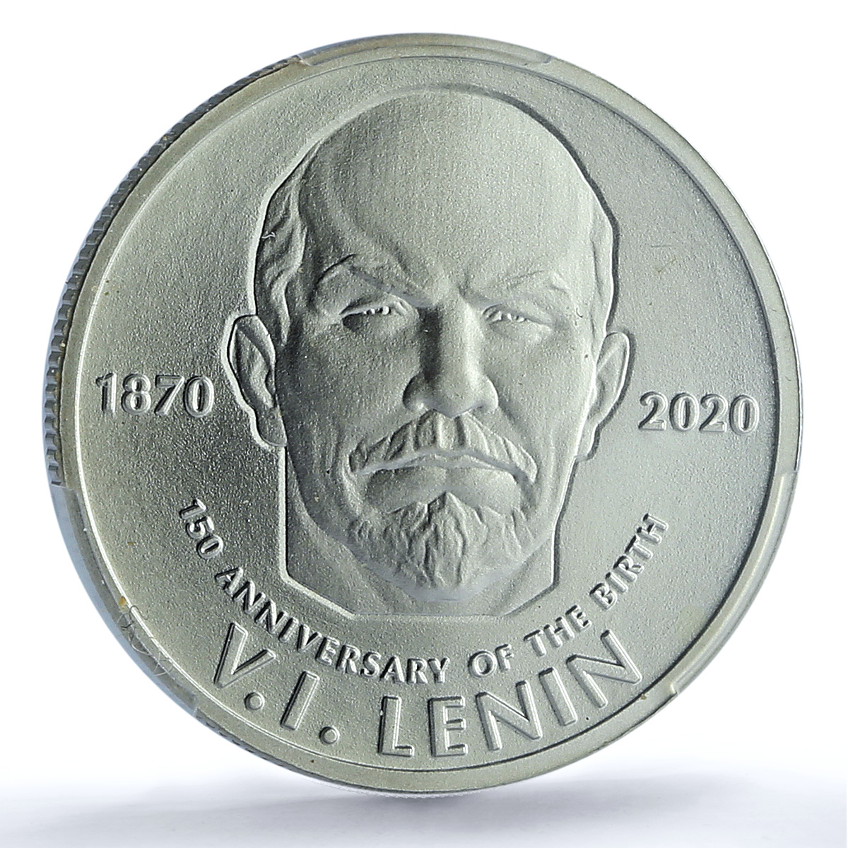 Chad 2500 francs Vladimir Lenin USSR Communism MS 70 PCGS silver coin 2020 Chad 2500 francs Vladimir Lenin USSR Communism MS 70 PCGS silver coin 2020
