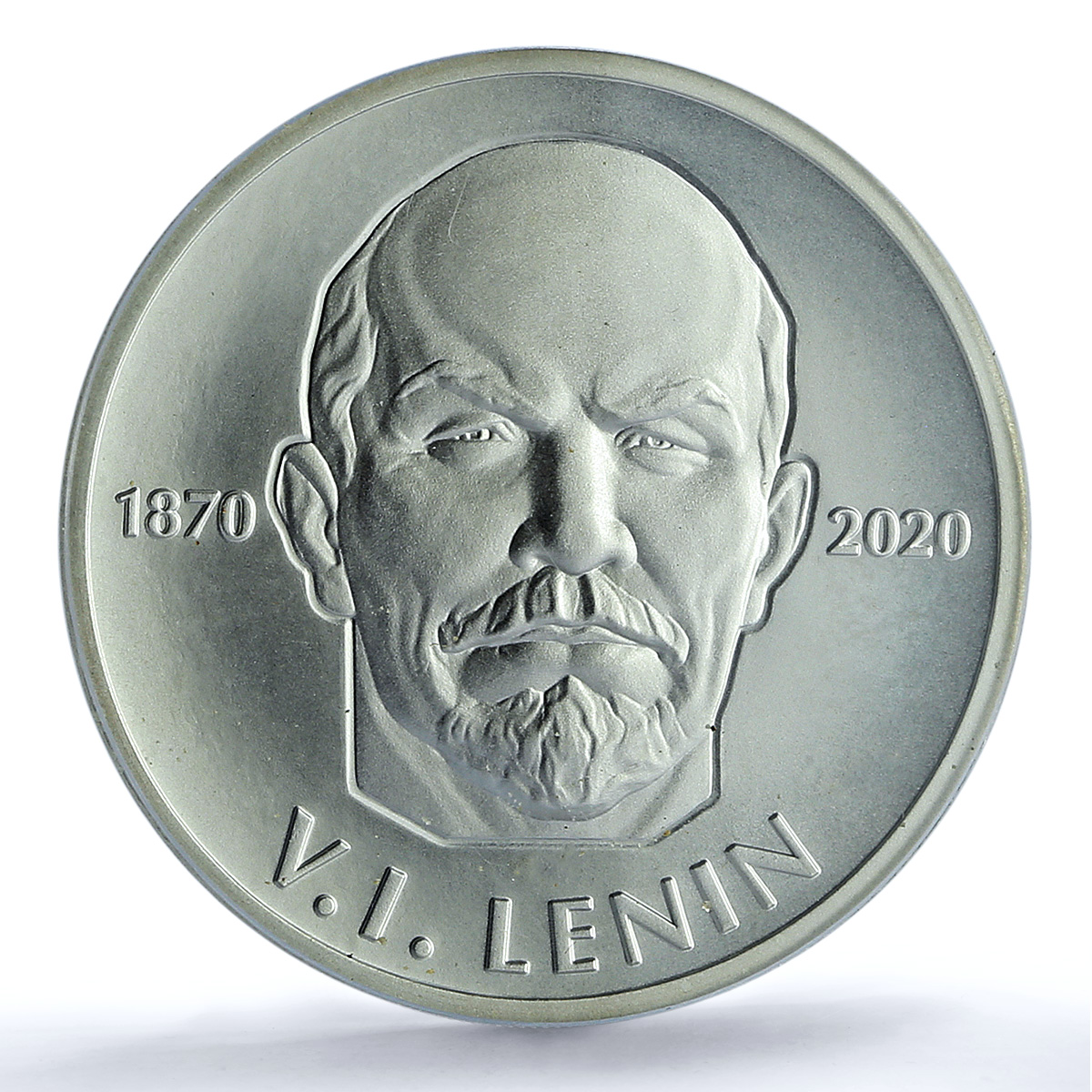 Chad 5000 francs Vladimir Lenin USSR Communism MS 70 PCGS silver coin 2020 Chad 5000 francs Vladimir Lenin USSR Communism MS 70 PCGS silver coin 2020