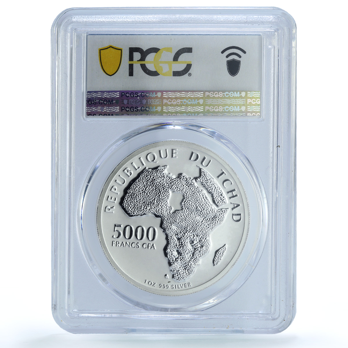 Chad 5000 francs Hugo Chavez Revolutionary Communism PR 69 PCGS silver coin 2023 Chad 5000 francs Hugo Chavez Revolutionary Communism PR 69 PCGS silver coin 2023