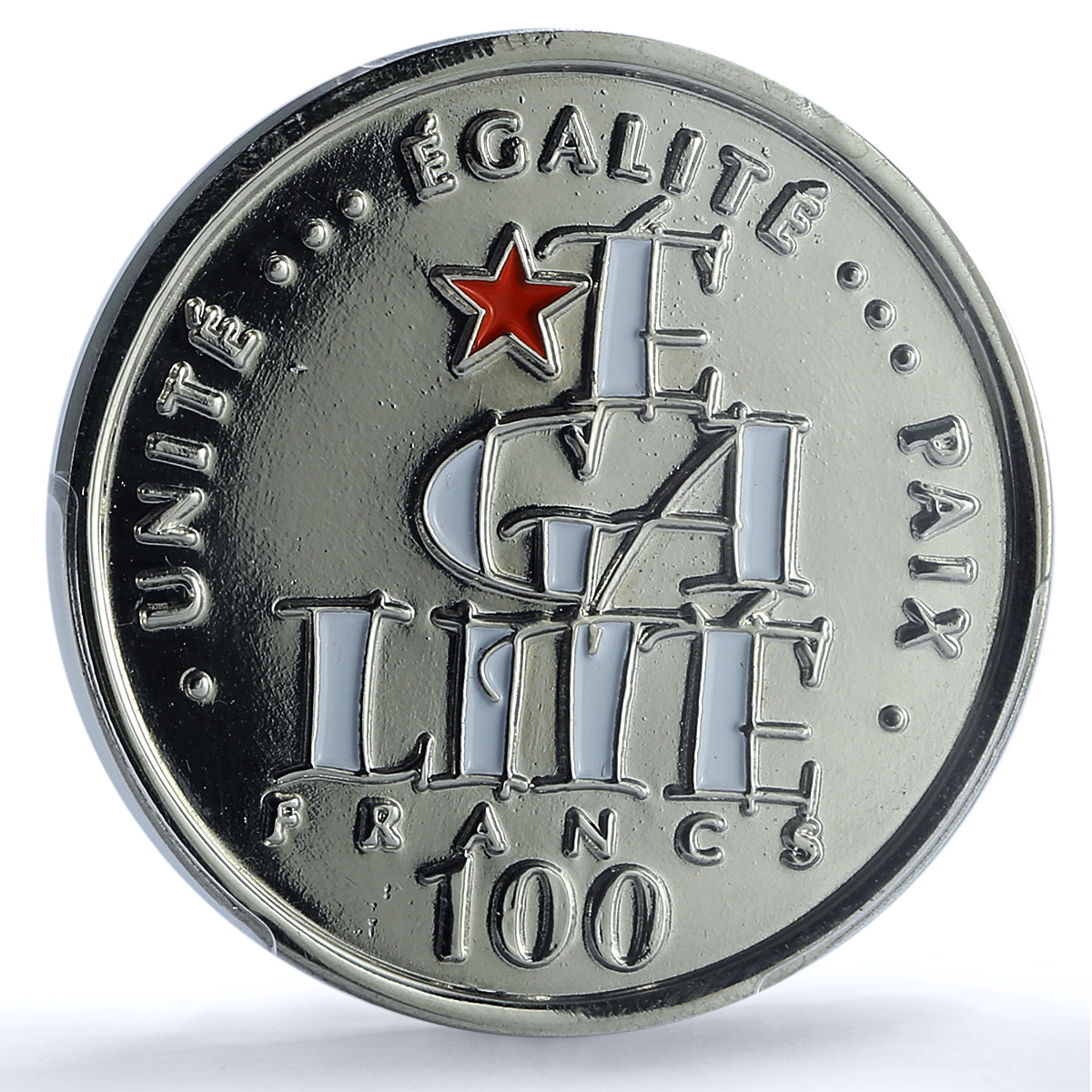 Djibouti 100 francs Independence KM-39 Egalite MS 65 PCGS CuNi coin 2002 Djibouti 100 francs Independence KM-39 Egalite MS 65 PCGS CuNi coin 2002