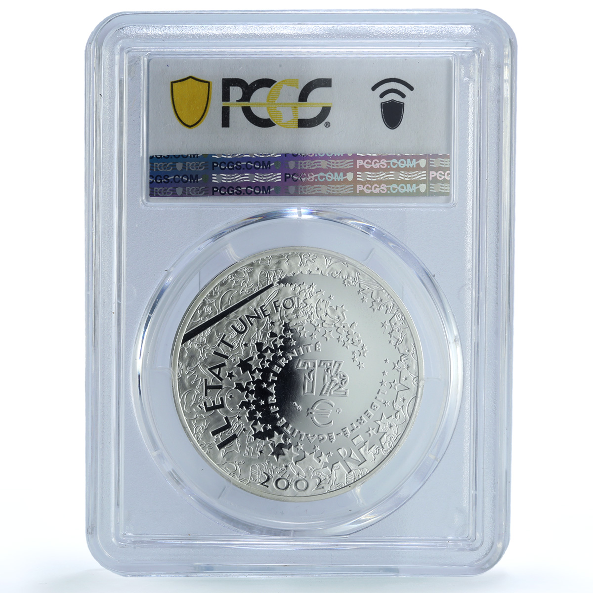 France 1 1/2 euro Snow White Blanche Neige Literature PR70 PCGS silver coin 2002 France 1 1/2 euro Snow White Blanche Neige Literature PR70 PCGS silver coin 2002