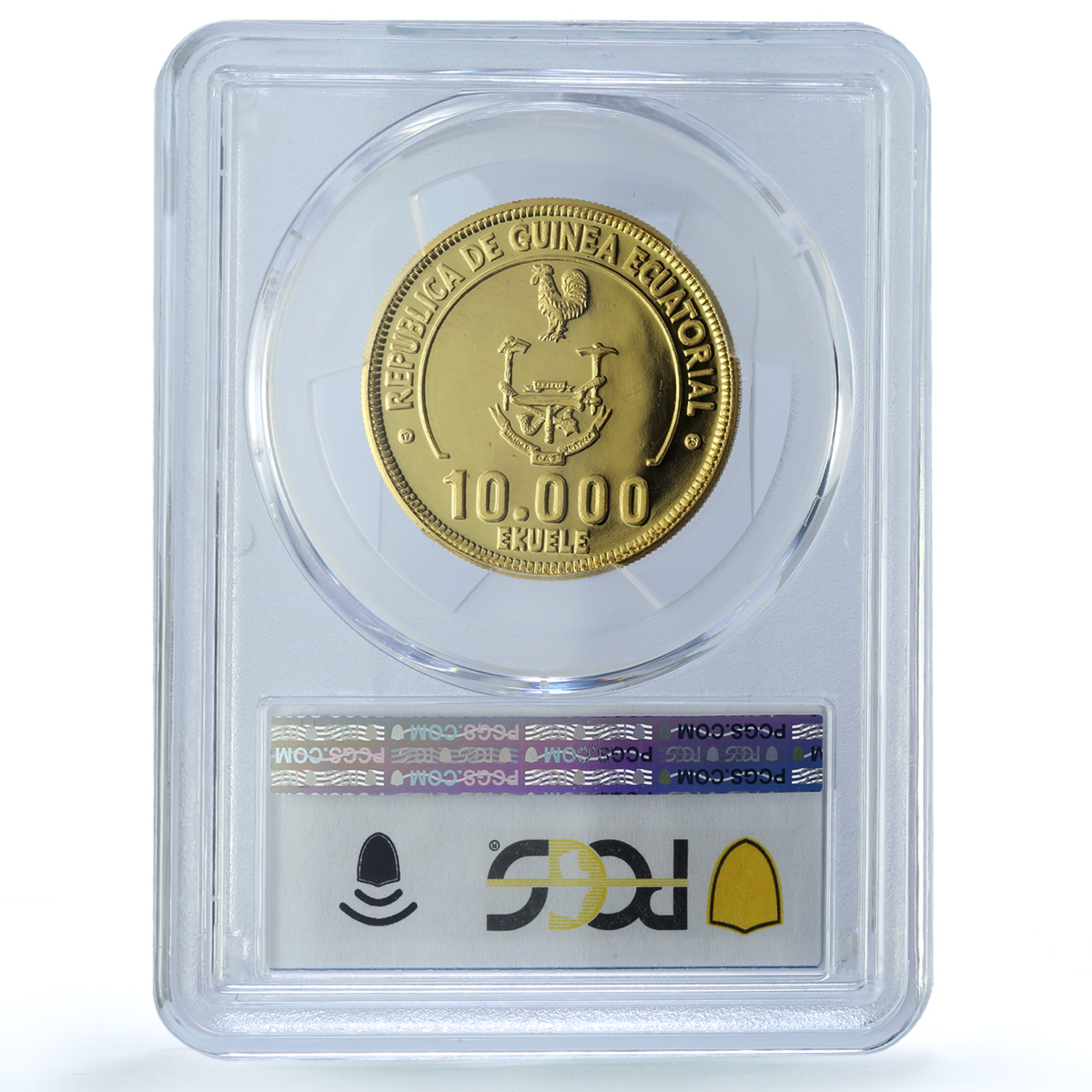Guinea Equatorial 10000 ekuele Football Cup Argentina PR 63 PCGS gold coin 1978 Guinea Equatorial 10000 ekuele Football Cup Argentina PR 63 PCGS gold coin 1978