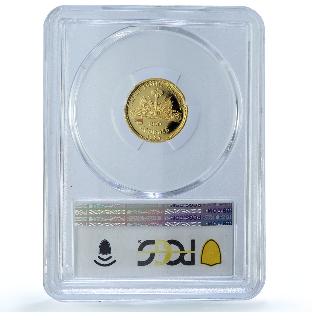 Haiti 200 gourdes Holy Year KM-115 Religion Pope Paul PR 69 PCGS gold coin 1974 Haiti 200 gourdes Holy Year KM-115 Religion Pope Paul PR 69 PCGS gold coin 1974