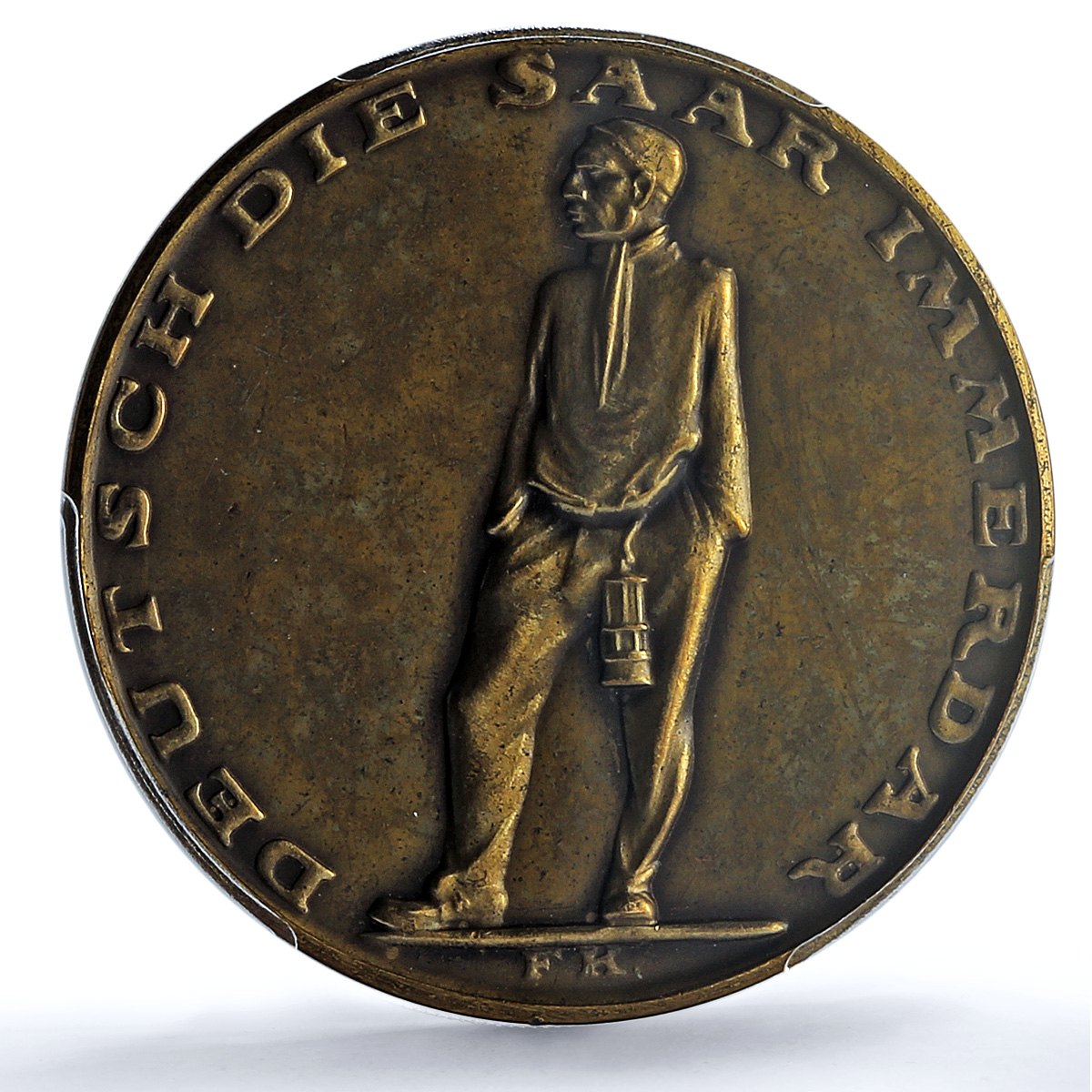 Germany Third Reich Saar Referendum Museler-15.3/49 MS 63 PCGS bronze medal 1935 Germany Third Reich Saar Referendum Museler-15.3/49 MS 63 PCGS bronze medal 1935