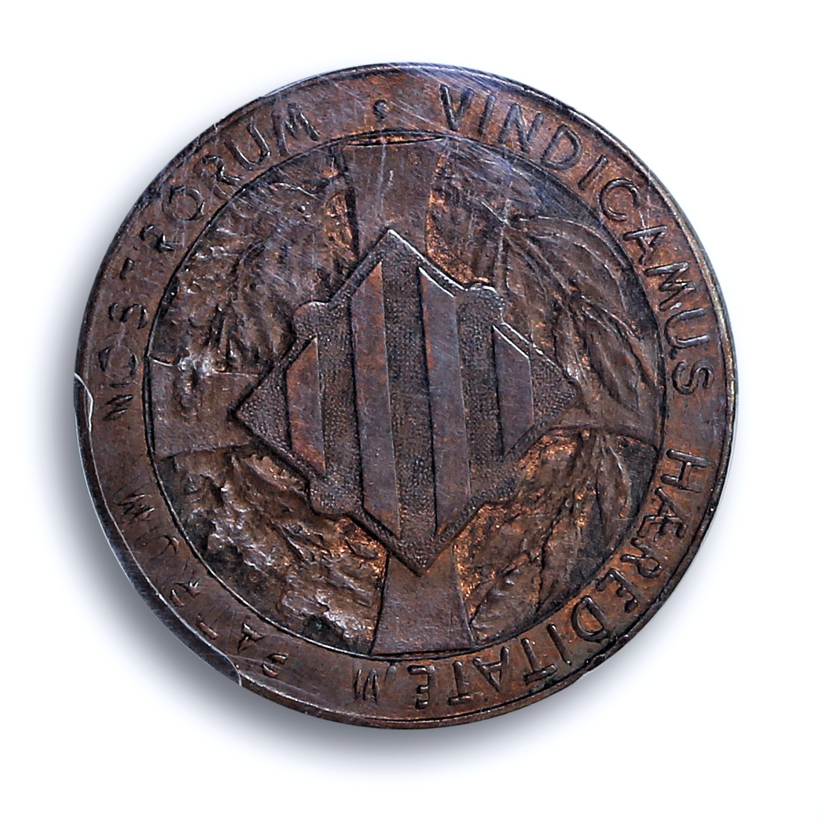 Catalonia Spain 5 centimos Catalanist Union Cal-132 MS 62 PCGS copper coin 1900
