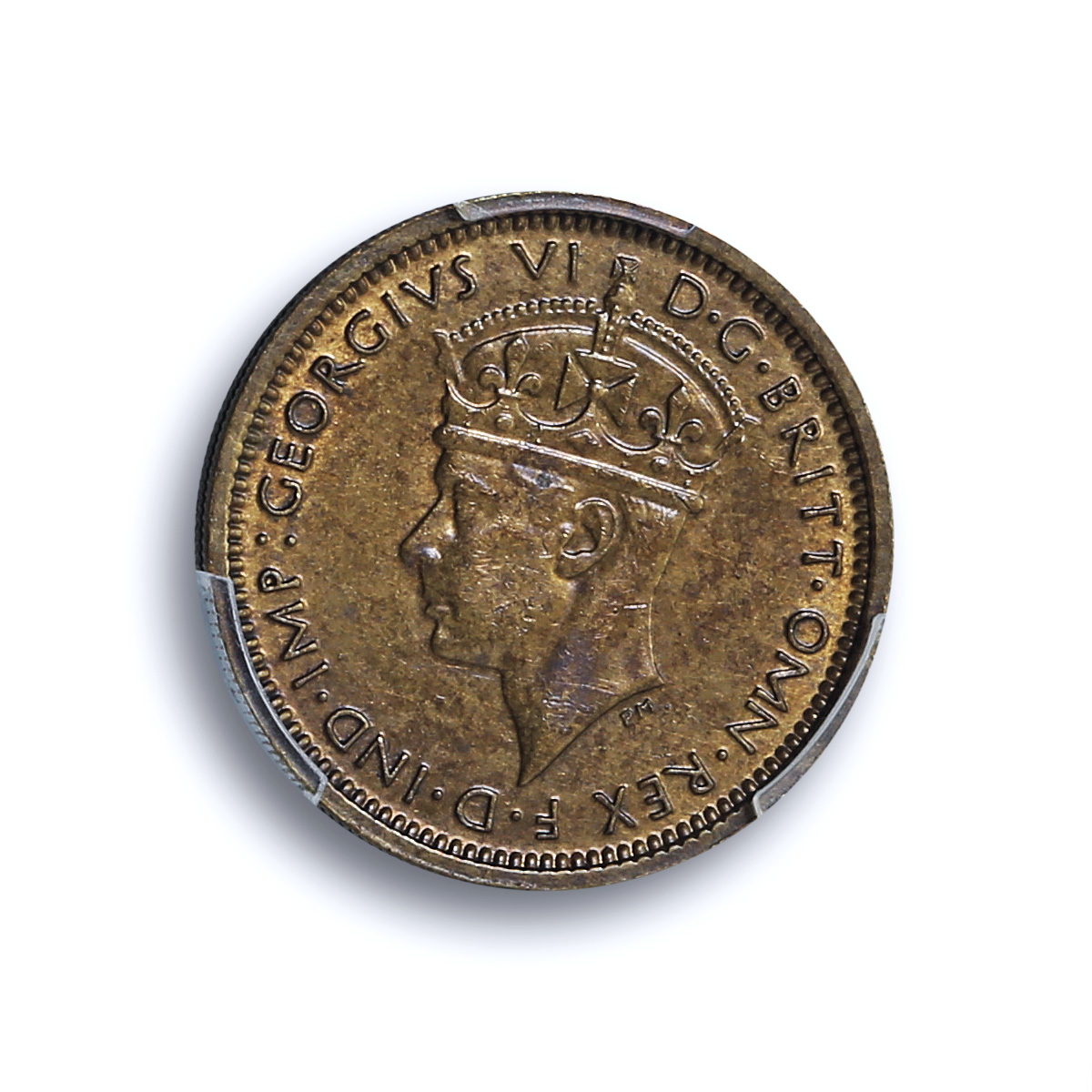 West Africa British 6 pence George VI KM-22 MS 62 PCGS NiBrass coin 1938