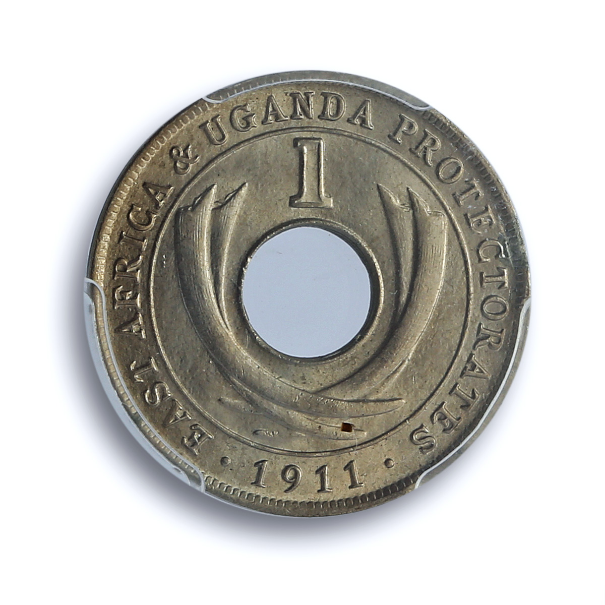 East Africa British 1 cent George V KM-7 Uganda MS 64 PCGS CuNi coin 1911