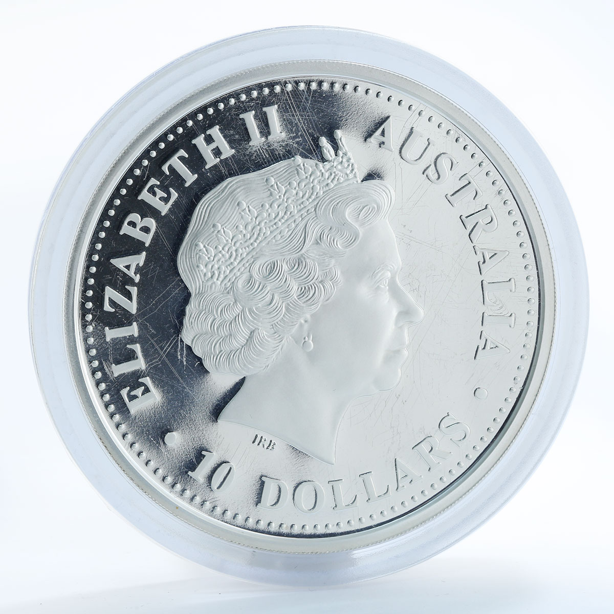 Australia 10 dollars Kookaburra Evolution of the Alphabet silver proof coin 2003