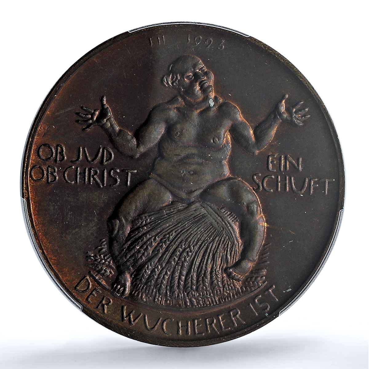 Germany Weimar Inflation Wurcherer Arnold-180 MS 64 PCGS bronze medal 1923 Germany Weimar Inflation Wurcherer Arnold-180 MS 64 PCGS bronze medal 1923