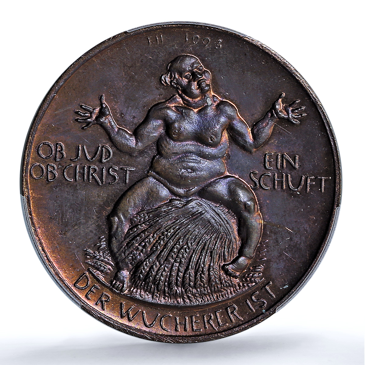 Germany Weimar Inflation Wurcherer Arnold-180 MS 64 PCGS bronze medal 1923 Germany Weimar Inflation Wurcherer Arnold-180 MS 64 PCGS bronze medal 1923