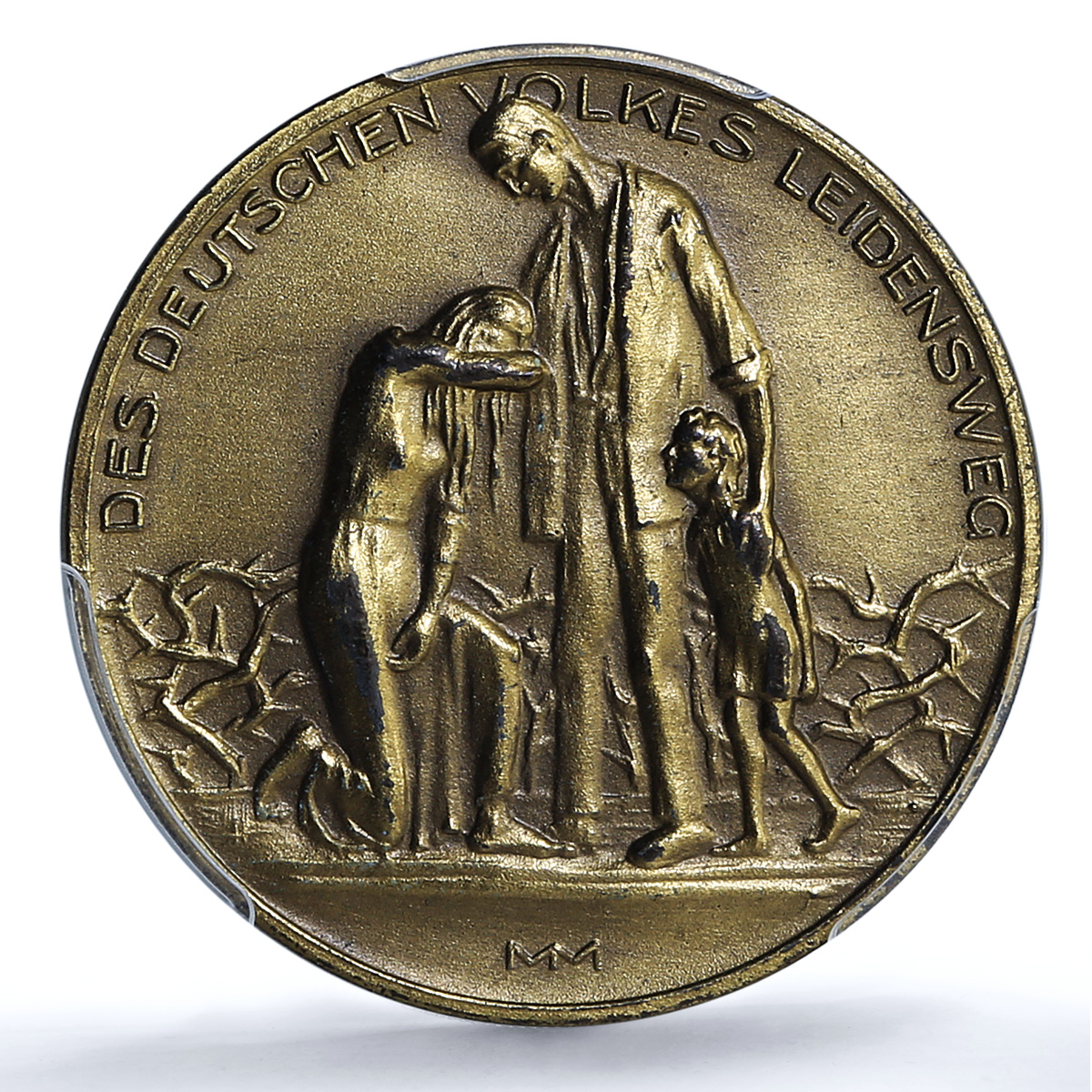 Germany Weimar Inflation 15 November MS 63 PCGS brass medal 1923 Germany Weimar Inflation 15 November MS 63 PCGS brass medal 1923
