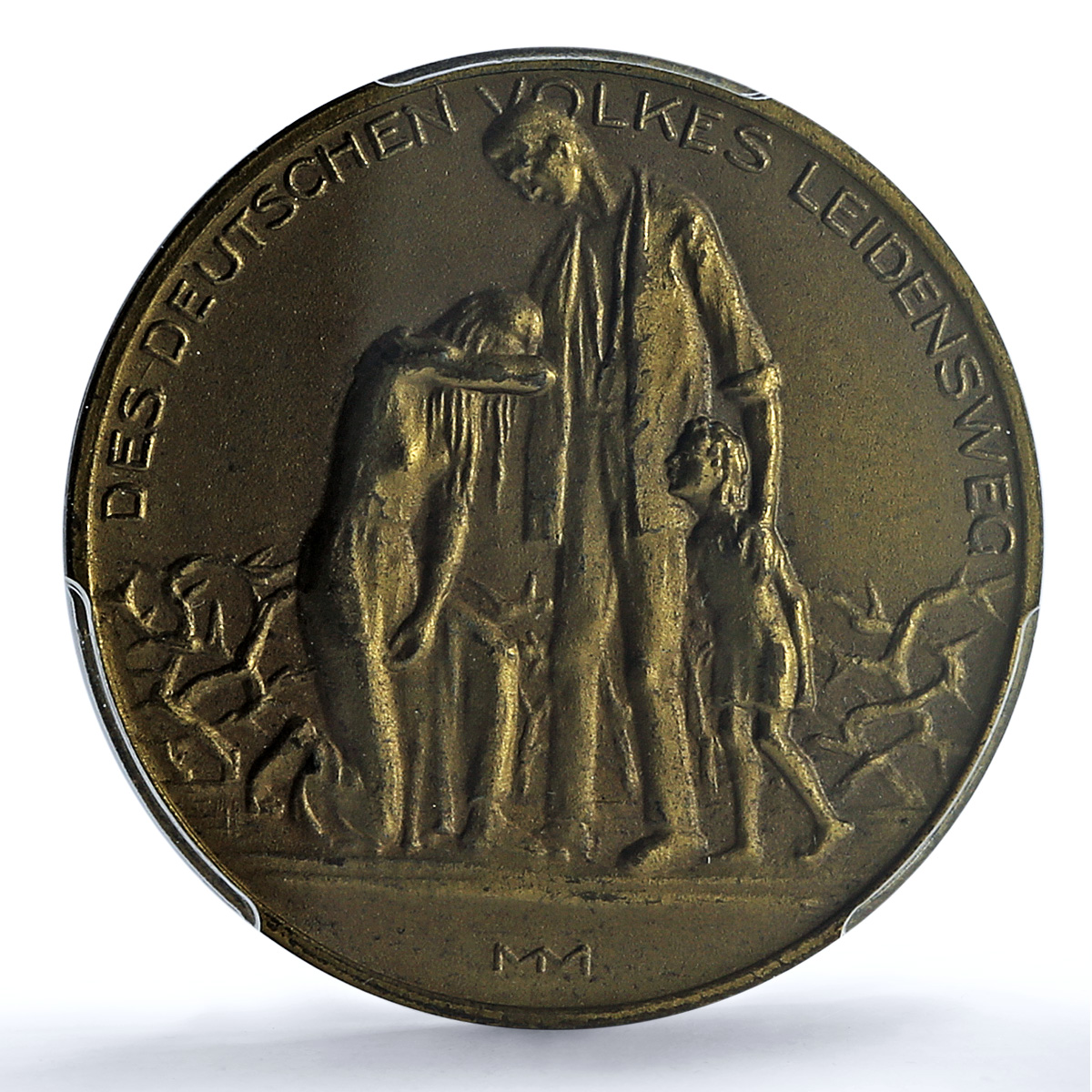 Germany Weimar Inflation 1 November MS 63 PCGS brass medal 1923 Germany Weimar Inflation 1 November MS 63 PCGS brass medal 1923