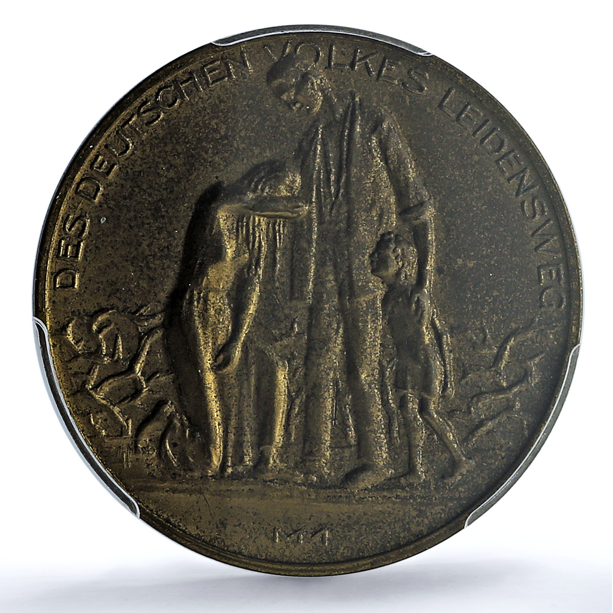 Germany Weimar Inflation 1 November MS 63 PCGS brass medal 1923 Germany Weimar Inflation 1 November MS 63 PCGS brass medal 1923