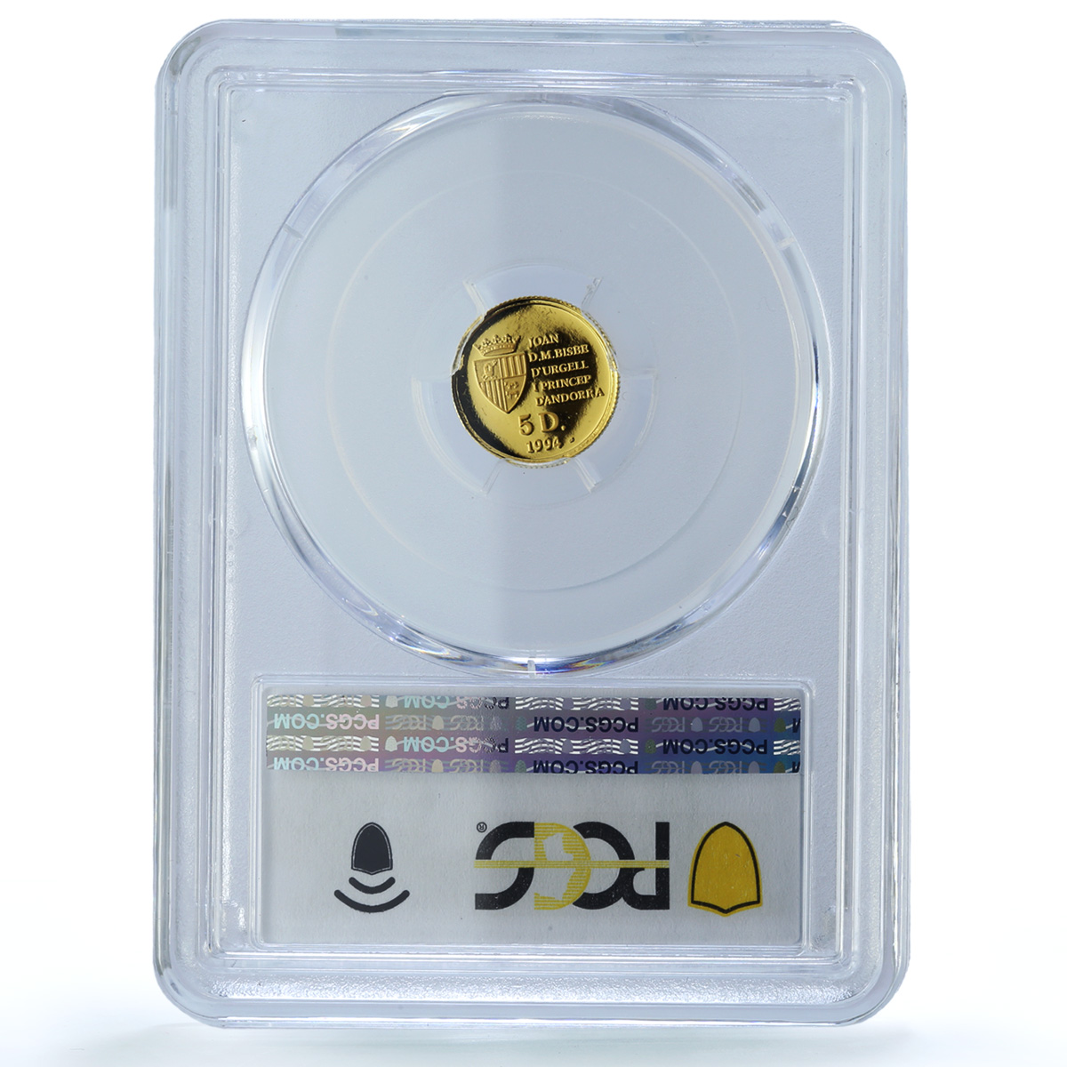 Andorra 5 diners Red Squirrel KM-111 Wildlife Fauna PR 67 PCGS gold coin 1994 Andorra 5 diners Red Squirrel KM-111 Wildlife Fauna PR 67 PCGS gold coin 1994