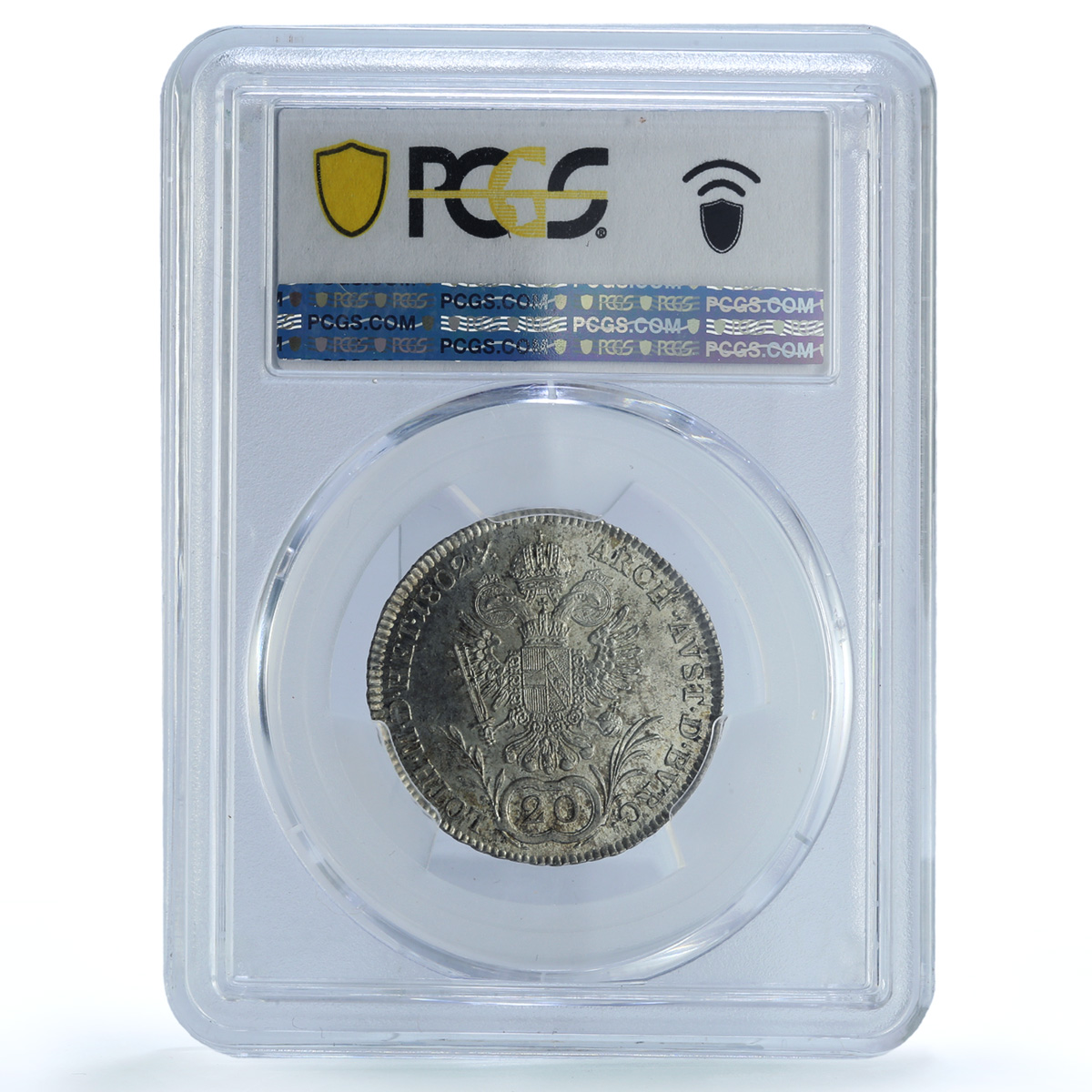 Austria 20 kreuzers Francis II KM-2139 MS 64 PCGS 1802 A Austria 20 kreuzers Francis II KM-2139 MS 64 PCGS 1802 A