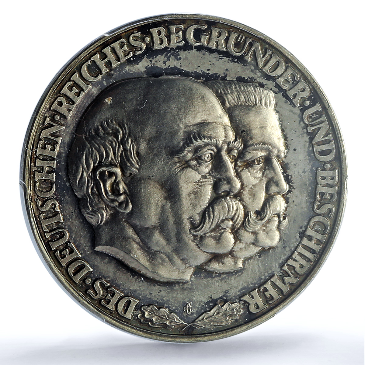 Germany Weimar Bismarck Hindenburg BERLIN Bo-5654 SP 64 PCGS silver medal 1931
