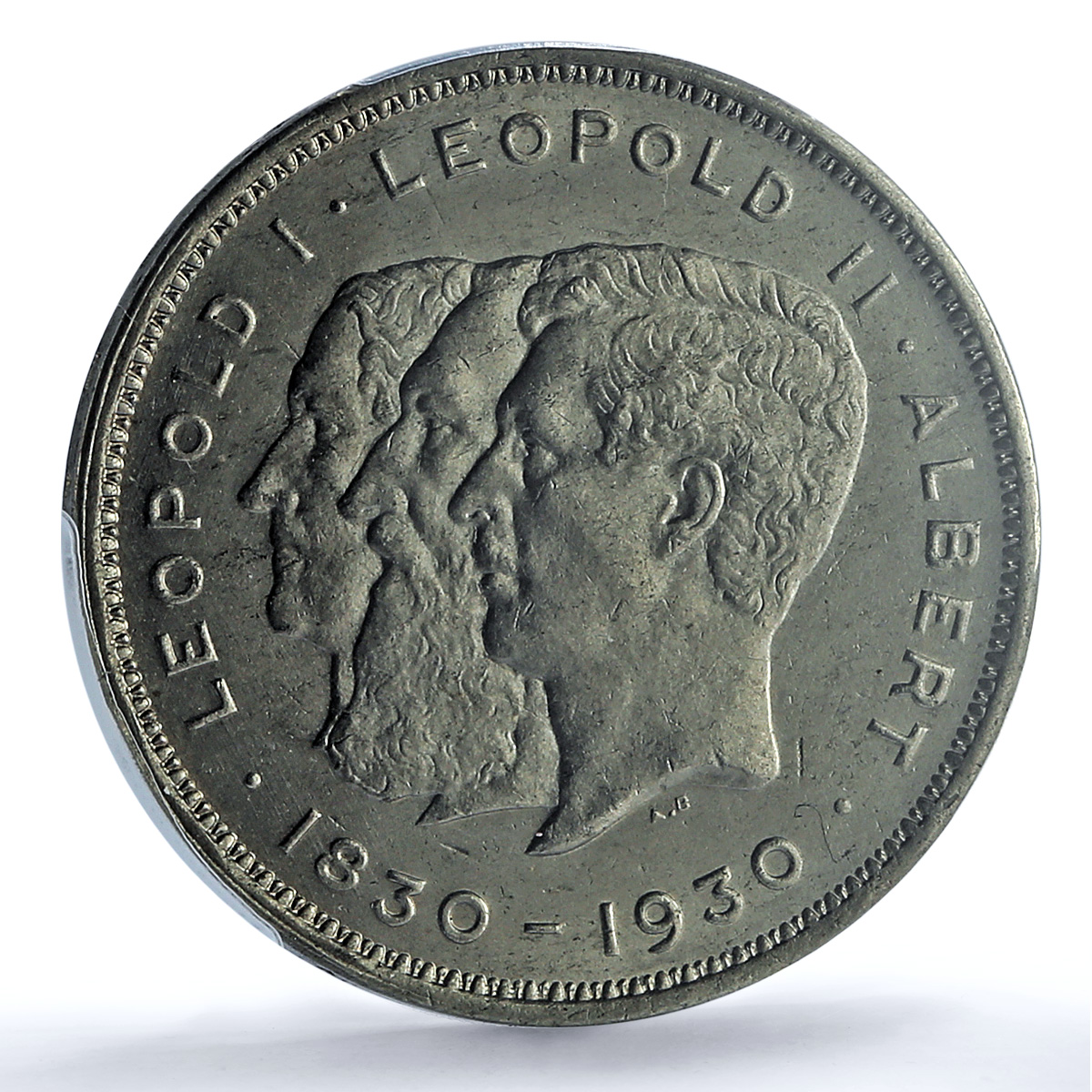 Belgium 10 francs Independence French Position A MS 64 PCGS nickel coin 1930 Belgium 10 francs Independence French Position A MS 64 PCGS nickel coin 1930