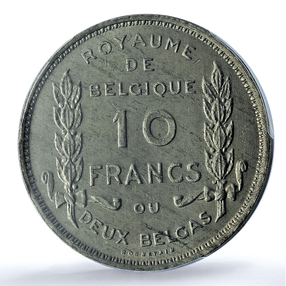 Belgium 10 francs Independence French Position A MS 64 PCGS nickel coin 1930 Belgium 10 francs Independence French Position A MS 64 PCGS nickel coin 1930