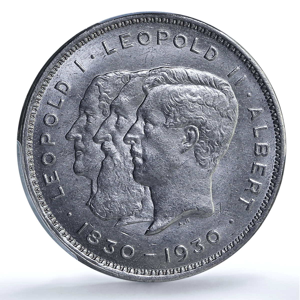 Belgium 10 francs Independence French Position A MS 64 PCGS nickel coin 1930 Belgium 10 francs Independence French Position A MS 64 PCGS nickel coin 1930