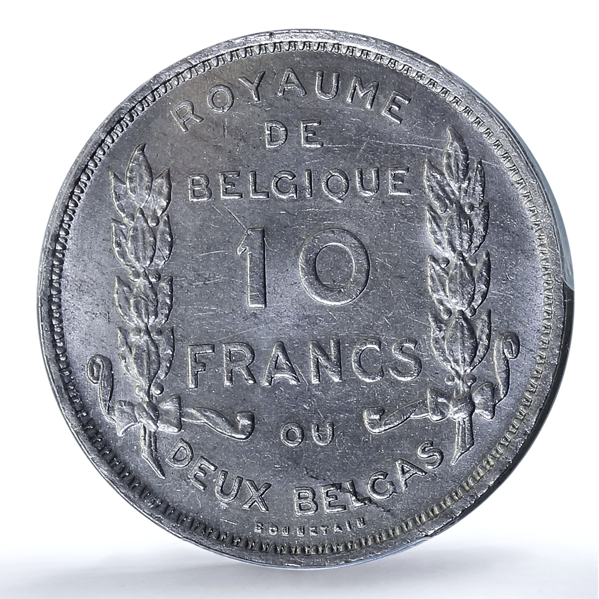 Belgium 10 francs Independence French Position A MS 64 PCGS nickel coin 1930 Belgium 10 francs Independence French Position A MS 64 PCGS nickel coin 1930