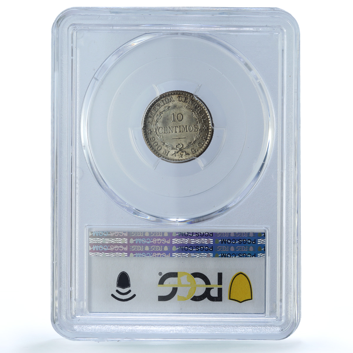 Costa Rica 10 centimos First Republic KM-146 MS 65 PCGS silver coin 1914 Costa Rica 10 centimos First Republic KM-146 MS 65 PCGS silver coin 1914