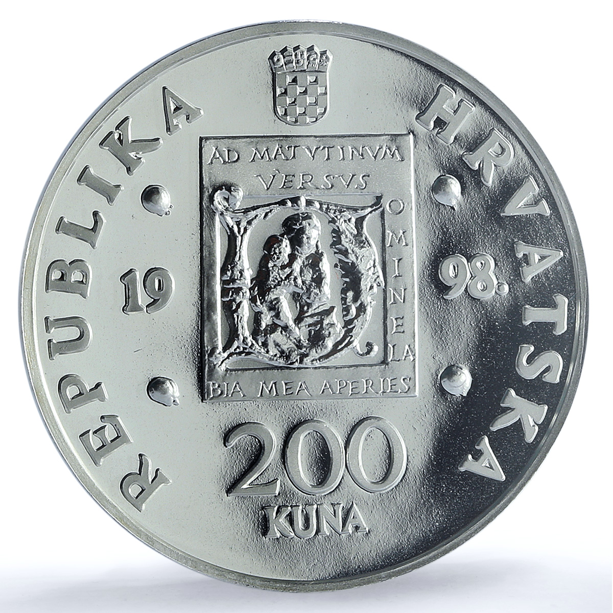 Croatia 200 kuna Juraj Klovic KM-76 Art Painter PR 69 PCGS silver coin 1998 Croatia 200 kuna Juraj Klovic KM-76 Art Painter PR 69 PCGS silver coin 1998