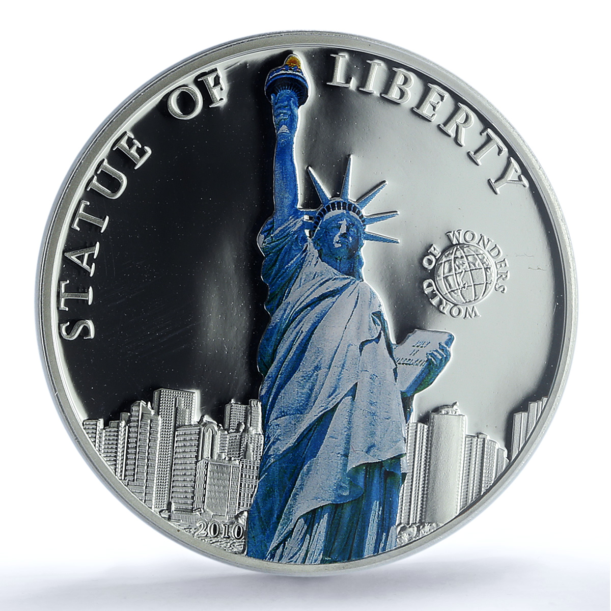 Palau 5 dollars Statue Liberty USA KM-290 Wonders PR 69 PCGS silver coin 2010 Palau 5 dollars Statue Liberty USA KM-290 Wonders PR 69 PCGS silver coin 2010