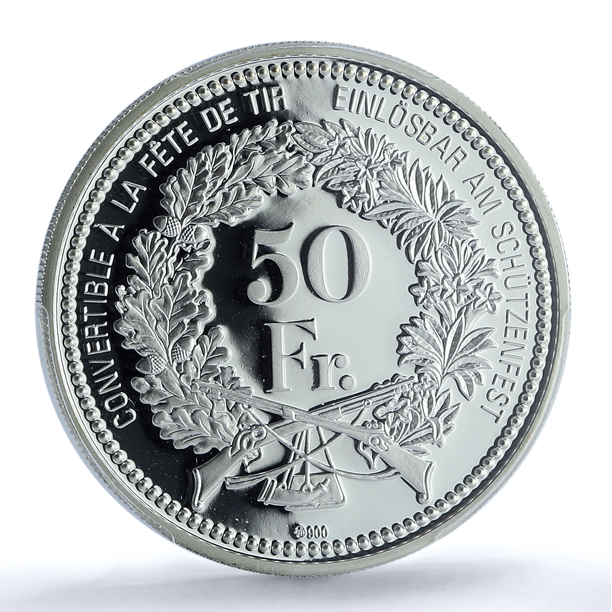Switzerland 50 francs Obwalden Shooting Festival H-81 PR69 PCGS silver coin 2009