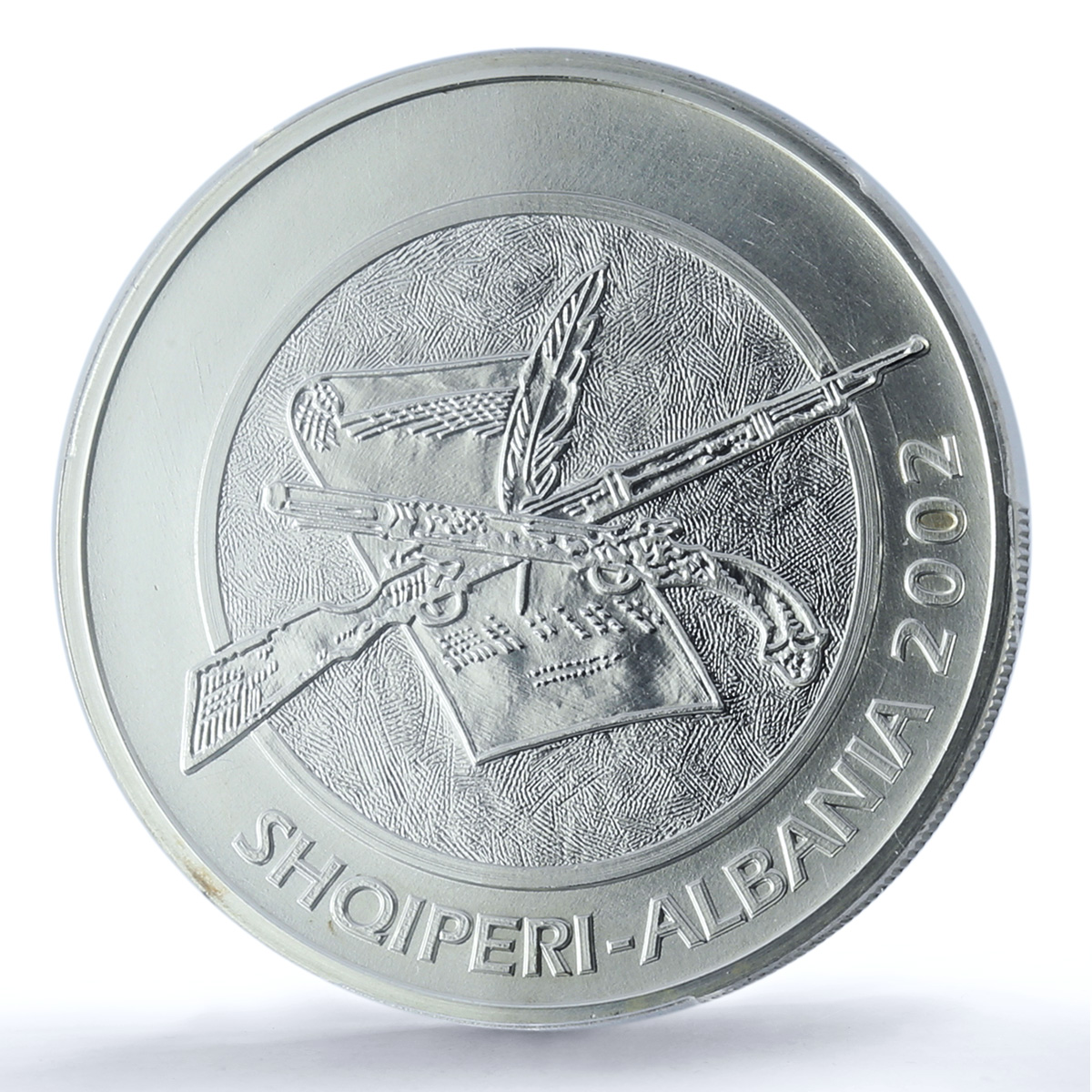 Albania 100 leke Independence KM-92 Ismail Qemali PR 69 PCGS silver coin 2002