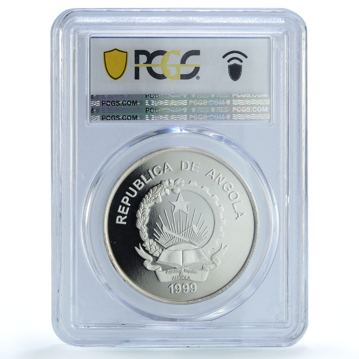 Angola 100 kwanzas Sydney Olympic Games KM-94 PR 67 PCGS silver coin 1999 Angola 100 kwanzas Sydney Olympic Games KM-94 PR 67 PCGS silver coin 1999