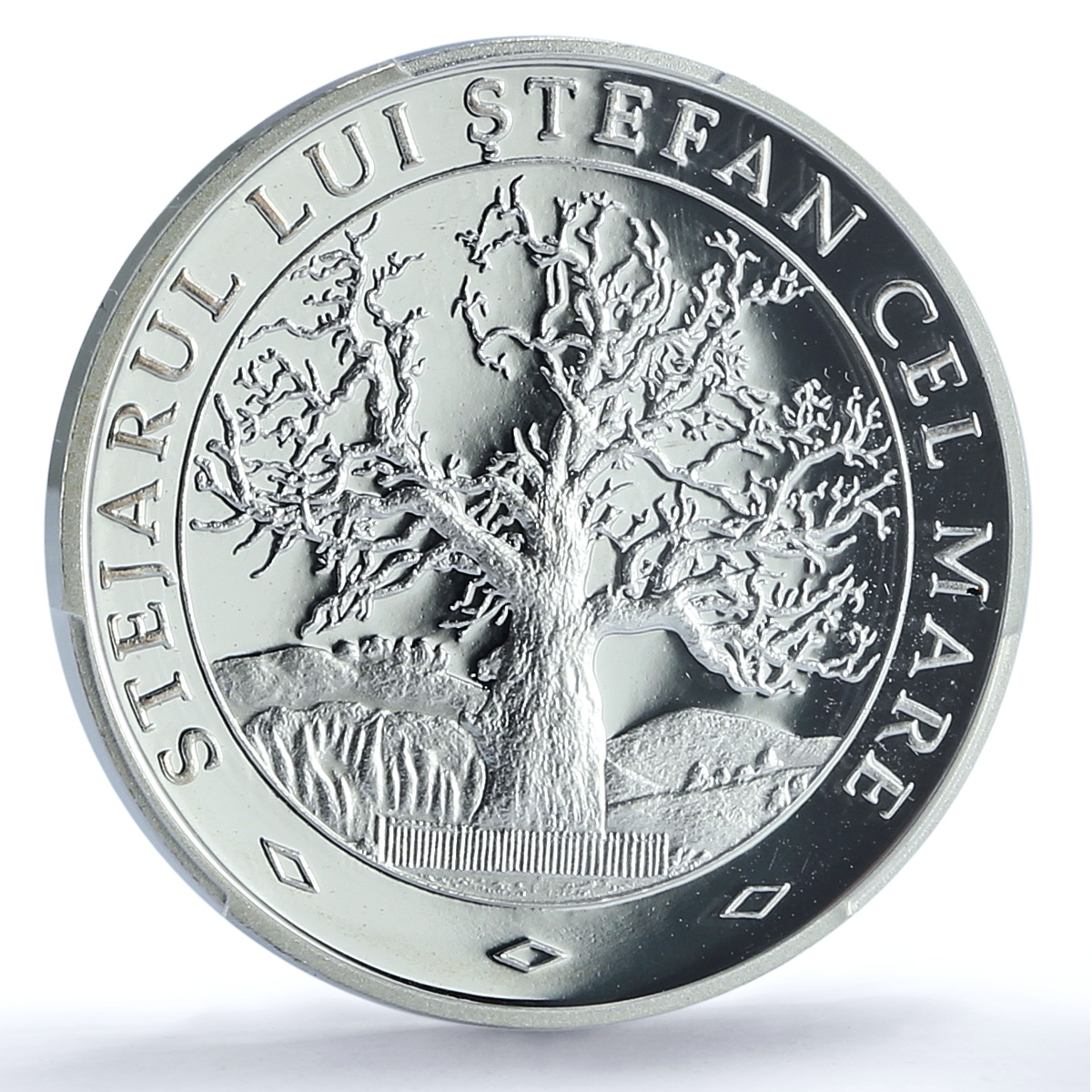 Moldova 50 lei Stefan Cel Mare Oak Tree KM-44 Flora PR 69 PCGS silver coin 2008 Moldova 50 lei Stefan Cel Mare Oak Tree KM-44 Flora PR 69 PCGS silver coin 2008