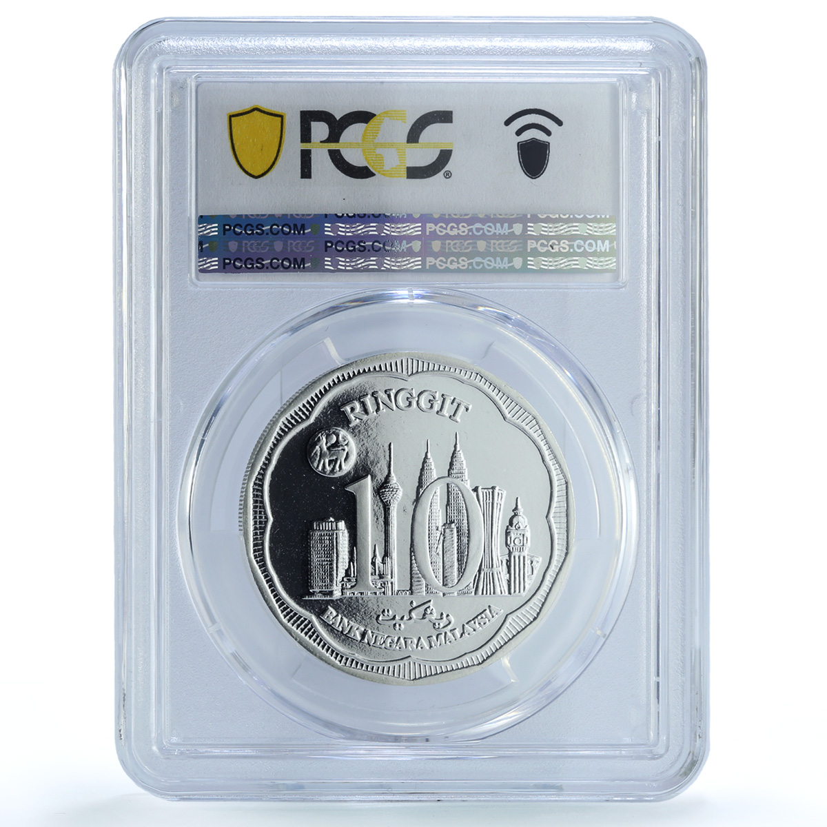 Malaysia 10 ringgit Thomas Uber Badminton Cup Sports PR 67 PCGS silver coin 2000