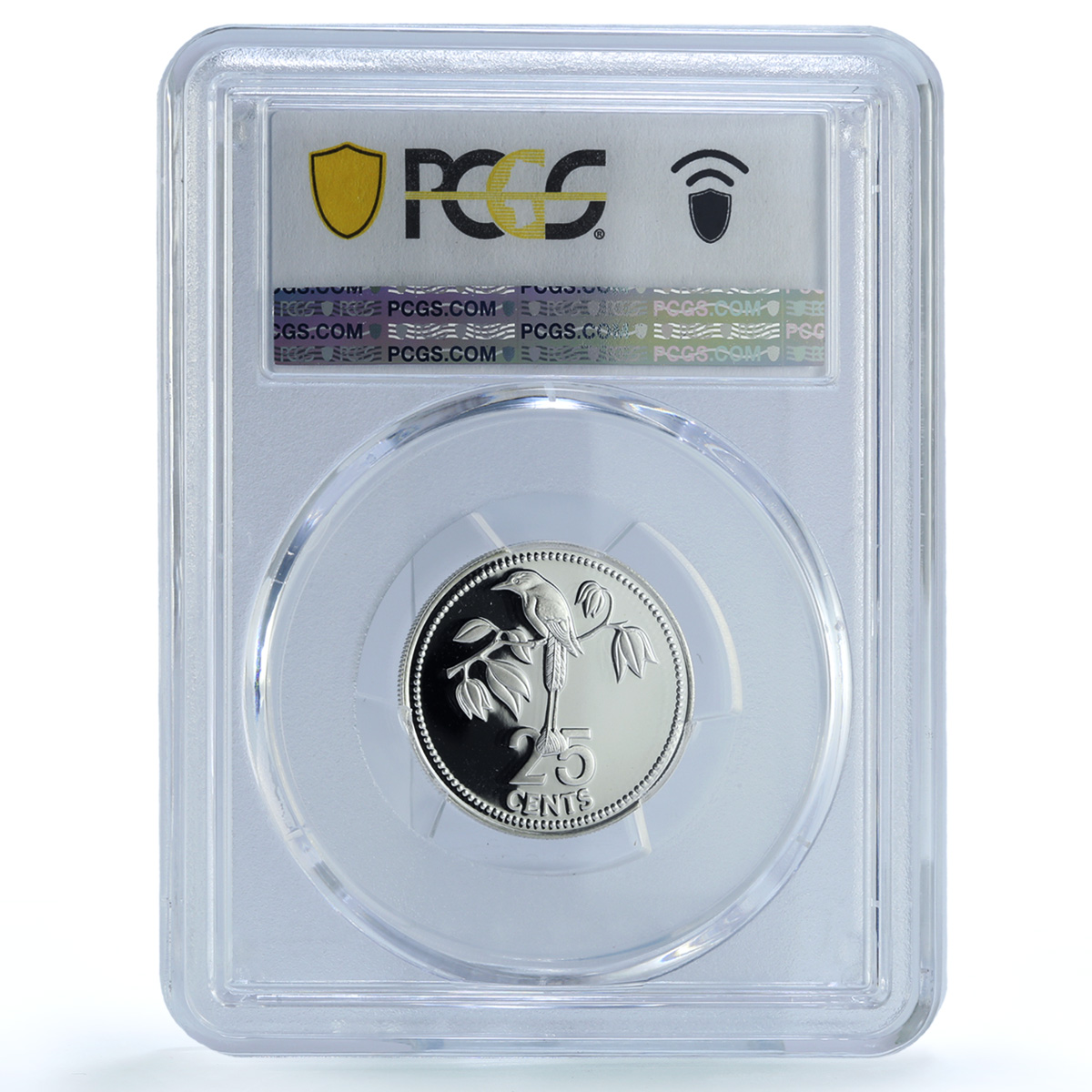 Belize 25 cents Elizabeth II KM-93a Motmot Bird PR 70 PCGS silver coin 1984 Belize 25 cents Elizabeth II KM-93a Motmot Bird PR 70 PCGS silver coin 1984