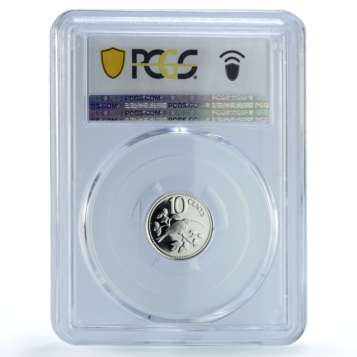 Belize 10 cents Elizabeth II KM-92a Hermit Bird PR 69 PCGS silver coin 1984 Belize 10 cents Elizabeth II KM-92a Hermit Bird PR 69 PCGS silver coin 1984