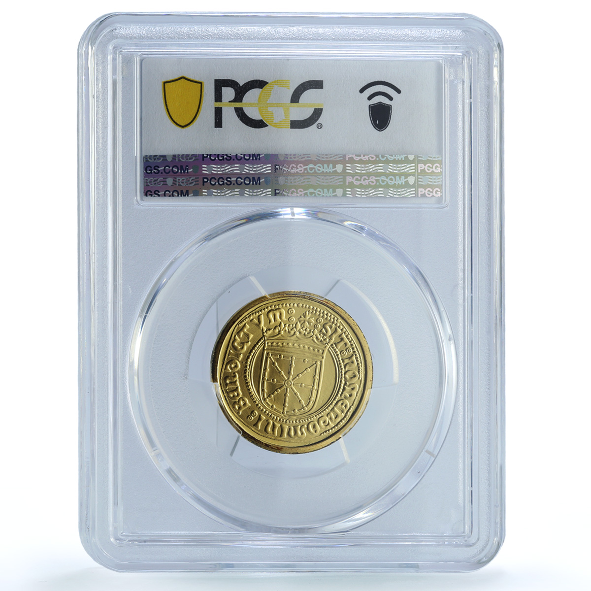 Spain Ferdinand II 4 Ducado 1479 Restrike Gilt MS 70 PCGS silver coin 2000-02 M Spain Ferdinand II 4 Ducado 1479 Restrike Gilt MS 70 PCGS silver coin 2000-02 M