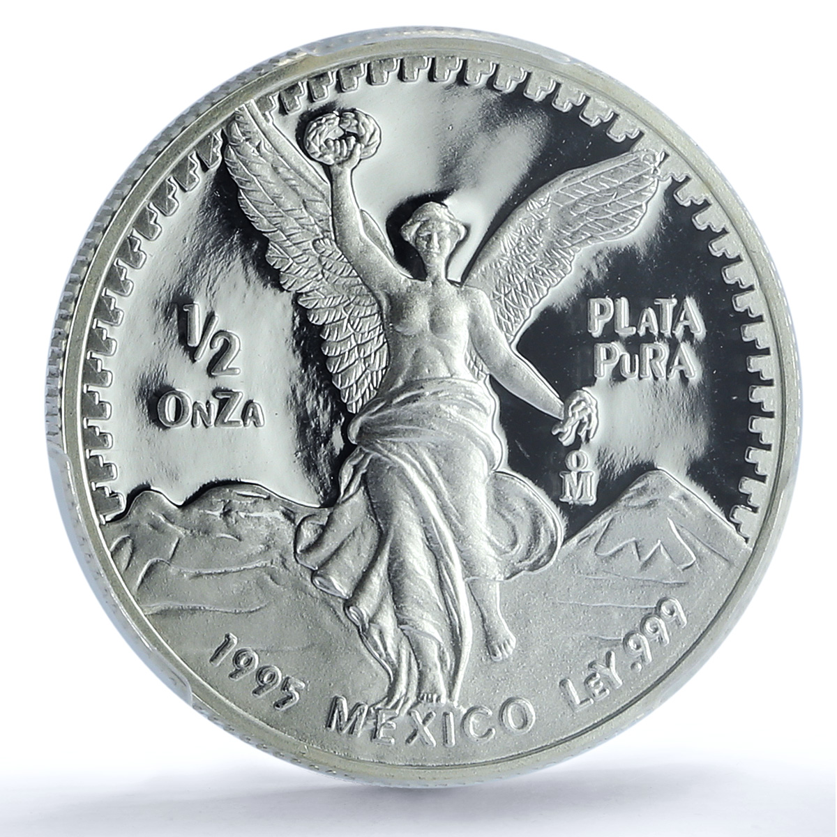 Mexico 1/2 onza Libertad Angel of Independence KM-545 PR69 PCGS silver coin 1995 Mexico 1/2 onza Libertad Angel of Independence KM-545 PR69 PCGS silver coin 1995